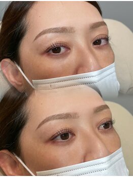 フルリバイアウラ(fleuri by aura)/眉ワックス+パーマ