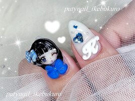 空詩かれんちゃんネイル 3D