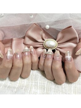 冬ネイル♪チェックネイル