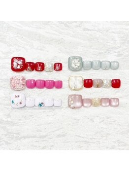 2026年春フットジェルネイル