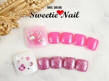 スウィーティーネイル 本厚木駅前店(Sweetie Nail)/【フット】定額アートコース １