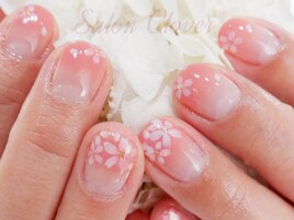 ふんわりグラデ×桜/大人可愛い