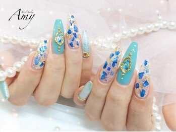 エイミー 大宮店(AMY)の写真/自爪を削らないアセトン不使用のジェル1層残し!長持ちなら断然フィルイン*失敗したくない/浮きやすい方必見