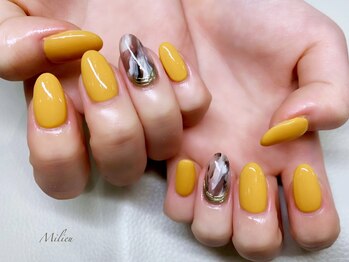 ミリュウ(Milieu)/イエローワンカラーマーブル