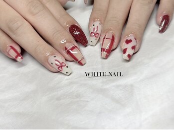ホワイトネイル(WHITE NAIL)の写真/≪再現度の高さ×モチの良さ≫クーポン4980円~!種類豊富なアート/キャラクターアート/持ち込みもOK♪