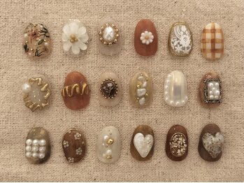 アンテテネイル(ANTETENAIL)の写真/可愛い季節感のあるデザインネイル♪お花やパール、ニュアンスデザインをたくさんご用意しています◎