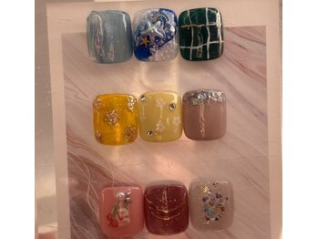 エンネイル 富田林店(EN_NAIL)の写真/【フット定額デザイン】季節感のあるサンプルご用意してます