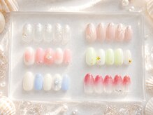 桜/夏の定額デザインネイル6500円