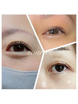 スリール(sourire)の写真/SNSで話題!≪韓国式ノーグルーパーマ≫根元からふんわりとした自然な立ち上がりでナチュラルぱっちりeye♪