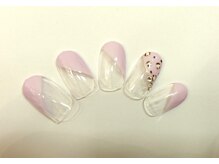 クリスタルネイル 木の葉モール橋本店(CRYSTAL NAIL)/定額カラグラジェル+アート2本