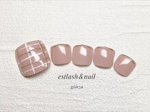 エストラッシュアンドネイル 銀座店(est lash&nail)/フットチェックネイル
