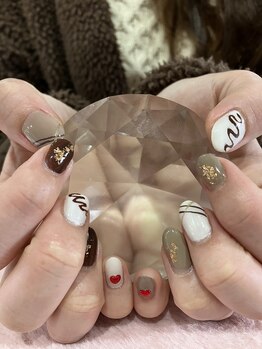 チェリーブロッサム(A CHERRY BLOSSOM)/バレンタインにチョコ風ハート