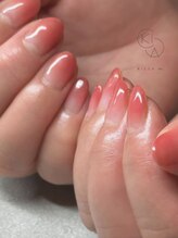 イノン ネイル(inon nail)/コーラルグラデーション