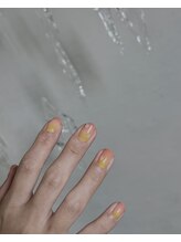 グラウネイル(glaw nail)/ピンクグレープフルーツカラー