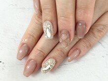 ディーネイル 池袋(D-nail)/【森】キルティングネイル