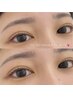 まつげパーマ(上)+アイブロウWAX¥10,000→9,000