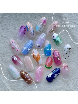 ネイルサロン エルフィン(Nail salon elfin)の写真/仕事帰りokな21:00まで★毎月雰囲気を変えて楽しめるお得な定額メニュー！！