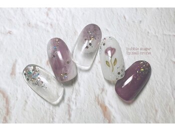 ネイルクローネ(nail crone)/梅雨フラワーネイル