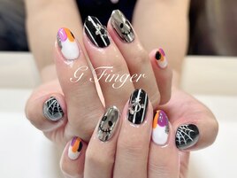 大人のハロウィンネイル