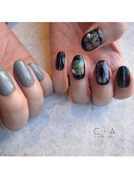 シープラスエー(C+A)/一癖モード系ネイル