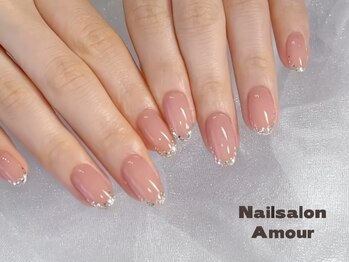 アムールユシマテン 上野湯島店(Amour)/ラメフレンチ