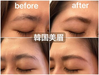 目が美きゅっと/韓国式【美眉脱毛】