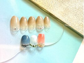 【Hand】マンスリーネイル｜7月