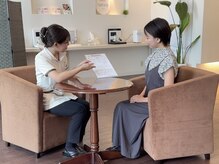 丁寧にカウンセリング◎あなたに合った時間割で特別ケア！