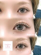 パティオアイラッシュ(Patio eyelash)/エクステパーマ100本/下エク40本