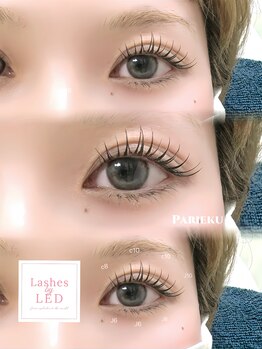 パティオアイラッシュ(Patio eyelash)/エクステパーマ100本/下エク40本