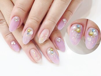 ネイルコレクション ピンク(Nail Collection Pink)/ジェル定額¥8990★タイダイ