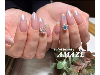 アメイズ(AMAZE)/ユニコーングラデ×3Dストーン