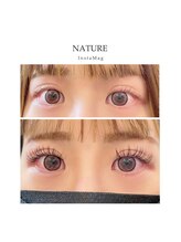 アイラッシュサロン ナチュレ 新河岸店(NATURE)/フラットラッシュ120本