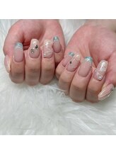 バベル 北堀江店(Babel)/マグネットフレンチネイル ¥8000