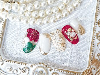 クレールネイル(Clair Nail)/正月ネイルデザイン