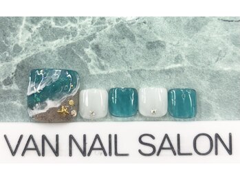 ヴァンネイル 海老名店(Van Nail)/フット定額デザイン
