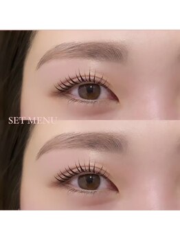 アンフルール エクラ 表参道店(Une fleur eclat)/【パリジェンヌ＆アイブロウ】