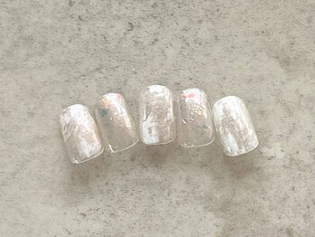 ナッピーネイル(NAPPY NAIL)/定額clear design¥6800オフ代別