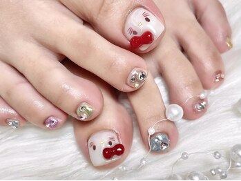 キャラクター フットネイル