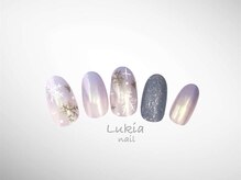 ルキア(Lukia)/冬おすすめ☆結晶ネイル