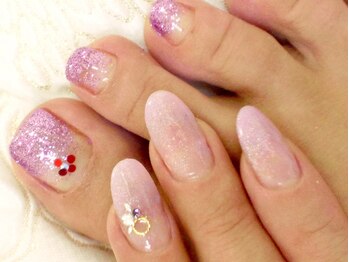 ケーエムネイル(Kmnail)/ハンド&フットネイル¥10500