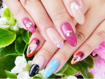 フラッシュネイル フレンテ西宮店/除去付デザイン定額コ-ス◇