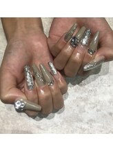 ラウンジ渋谷 本店(RounGe SHIBUYA)/【スカルプ】ロングネイル