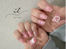 イル 神戸店/ピンク×ハートネイル