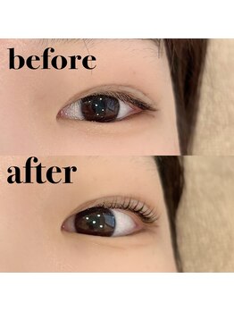 エン(EN)/まつ毛パーマビフォーアフター