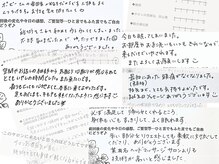 トータルケア ポピーの雰囲気（利用者さんの声を、手書きでたくさん頂いています♪感謝。）