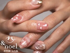 キルティングハートドットネイル