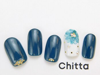 チッタ 中目黒(Chitta)/手描きフラワーネイル