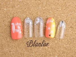 ビビットalohaネイル