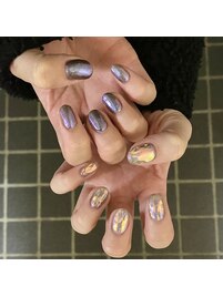 氷ネイル×マグネット★